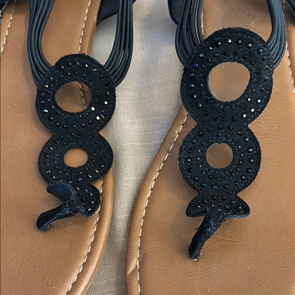 Mixit Women's Black Sandals - Picture 3 of 8
